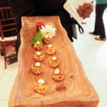 Photo of mini crab cakes displayed on a tray